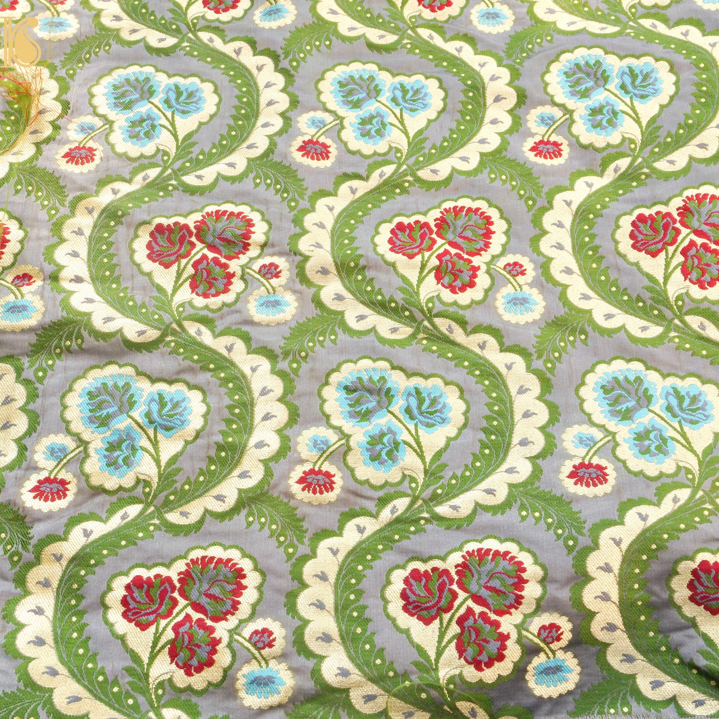 Kinkhab / Kimkhab Shahnaz Brocade Banarasi Fabric