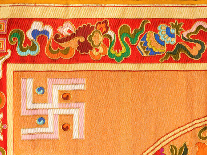 Handwoven Pure Brocade Gyaser Banarasi Fabric