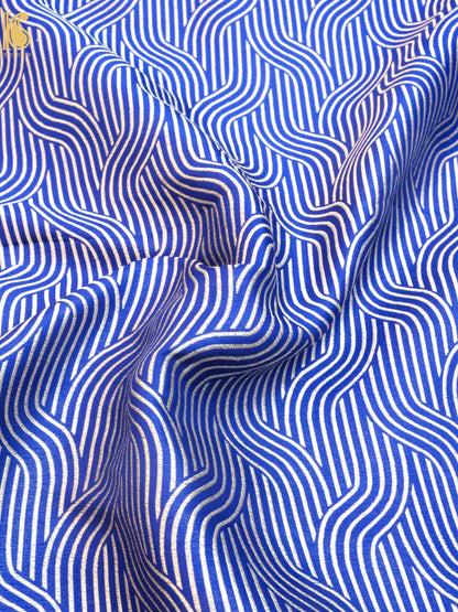 Handloom Pure Brocade Banarasi Fabric