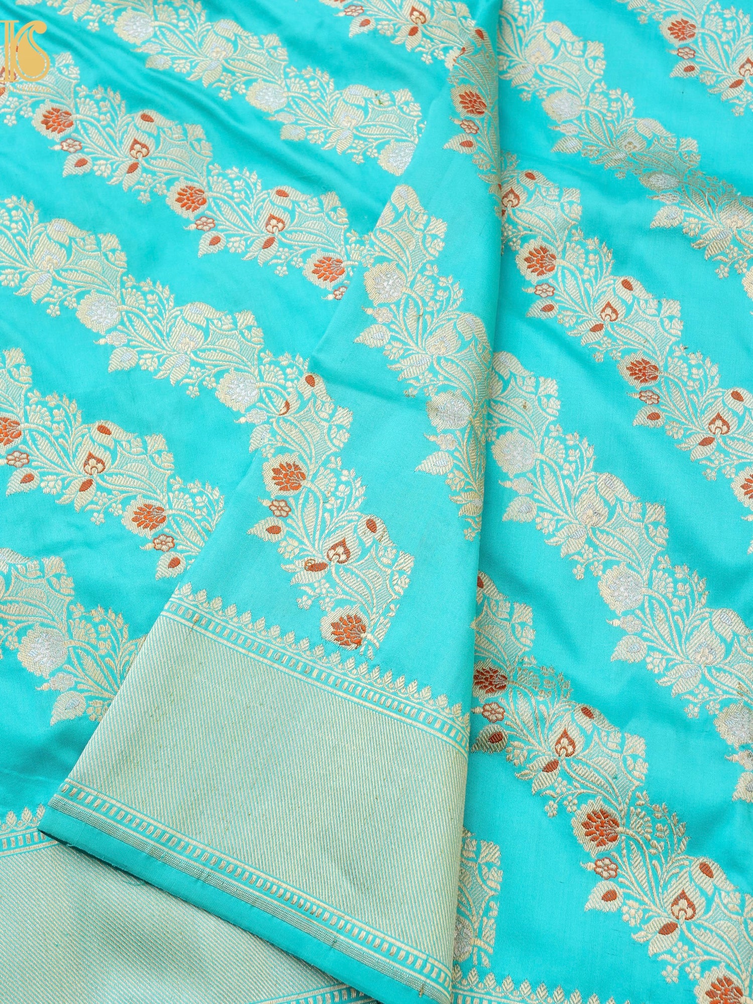 Banarasi Handloom Pure Katan Silk Kadwa Saree