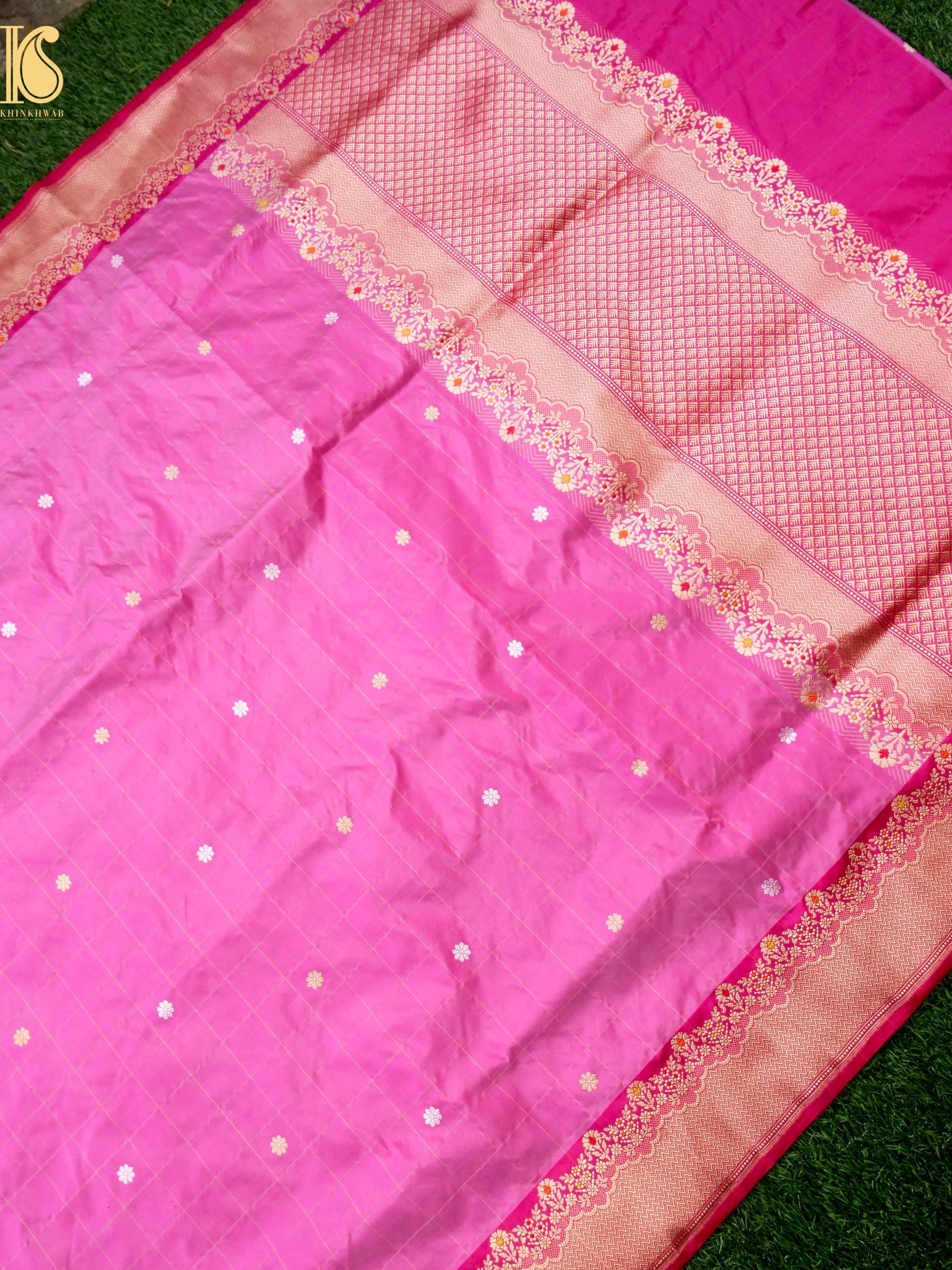 Handloom Banarasi Pure Katan Silk Kadwa Saree