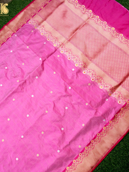 Handloom Banarasi Pure Katan Silk Kadwa Saree