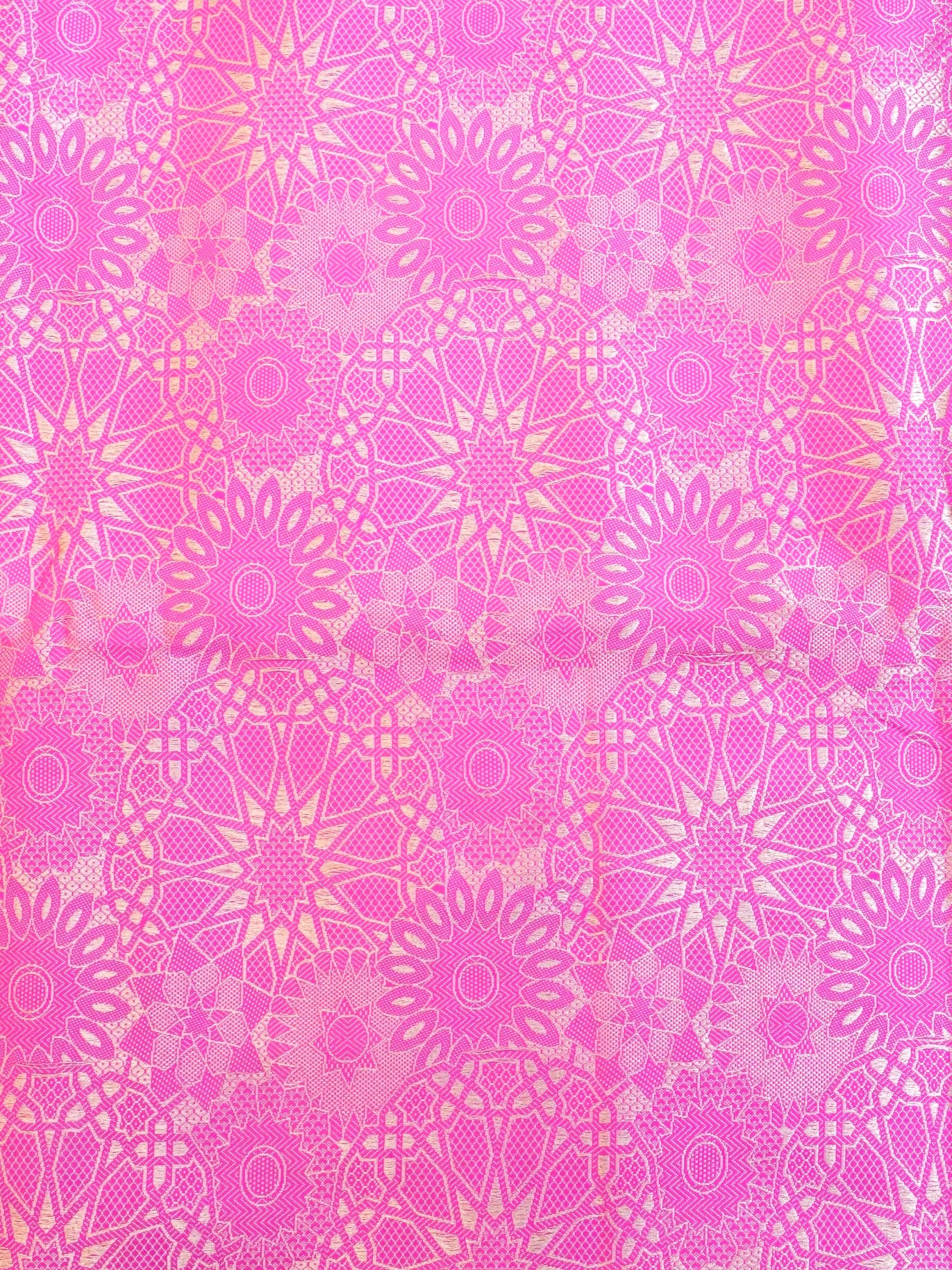 Handloom Pure Brocade Banarasi Fabric