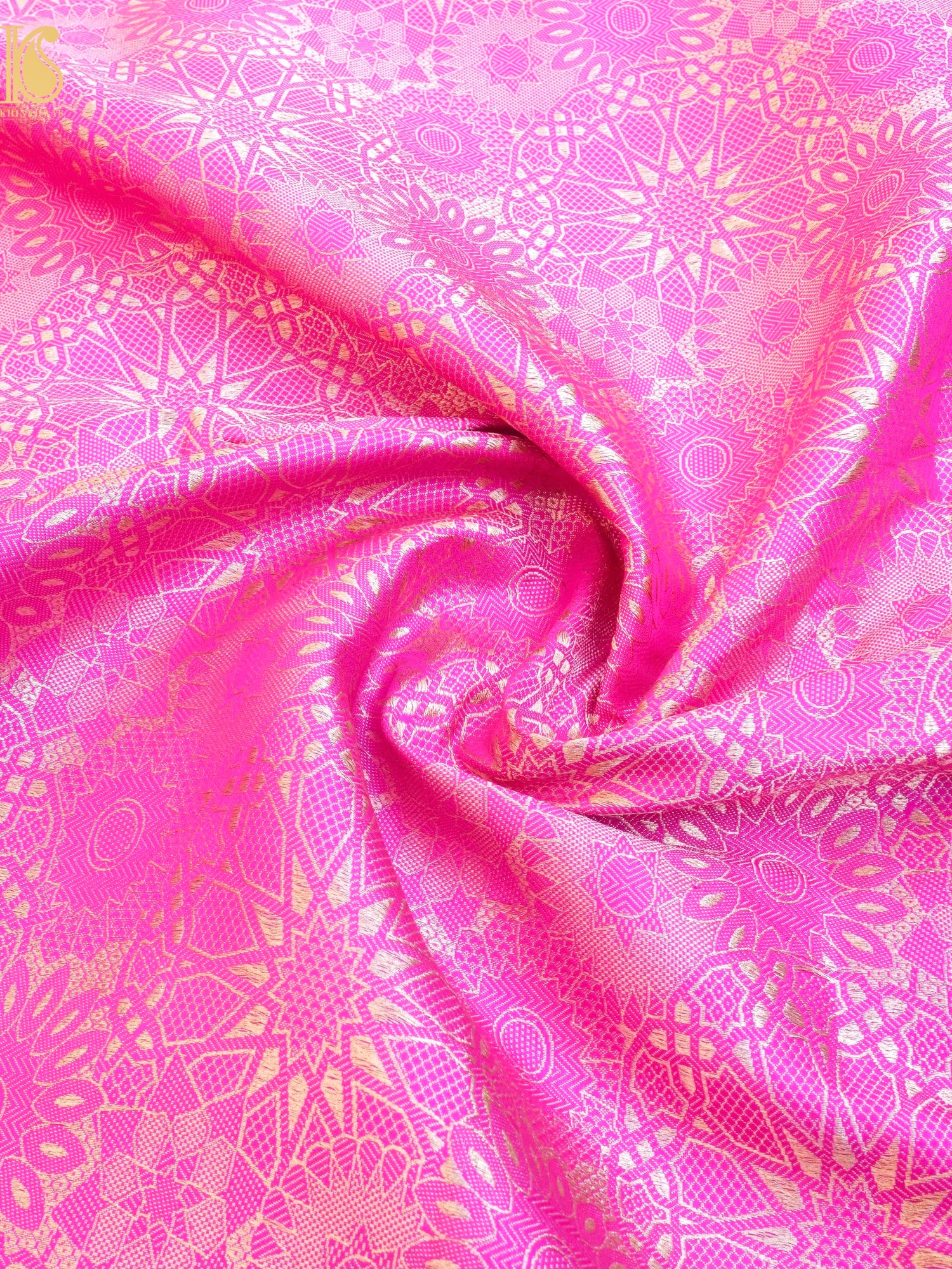 Handloom Pure Brocade Banarasi Fabric