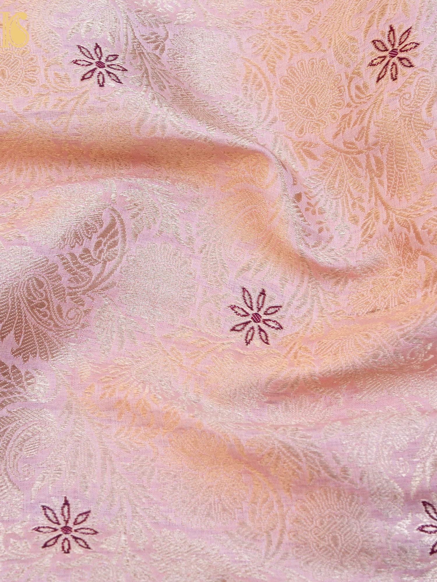 Handloom Pure Brocade Banarasi Fabric