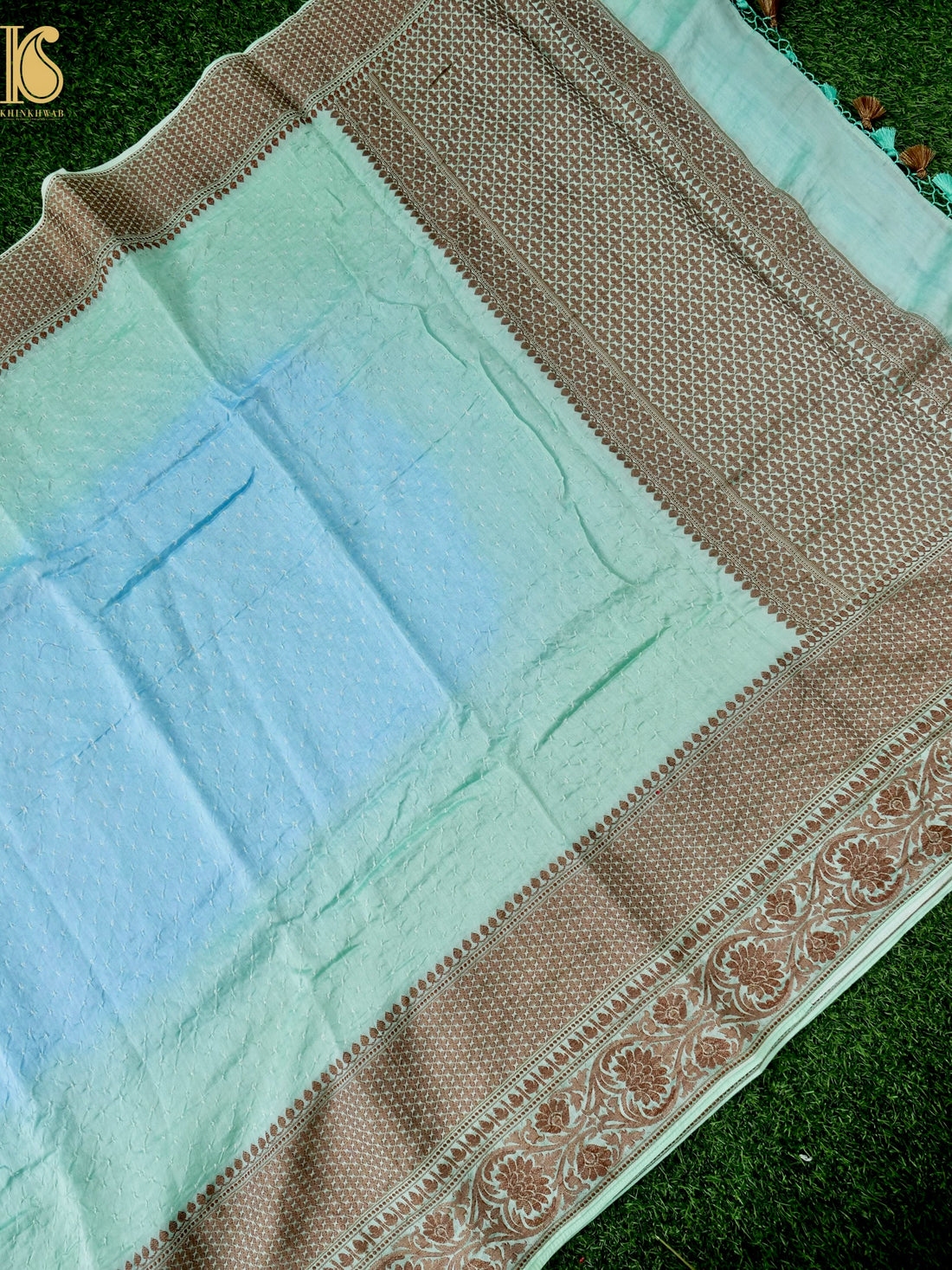 Pure Cotton Bandhani Banarasi Saree