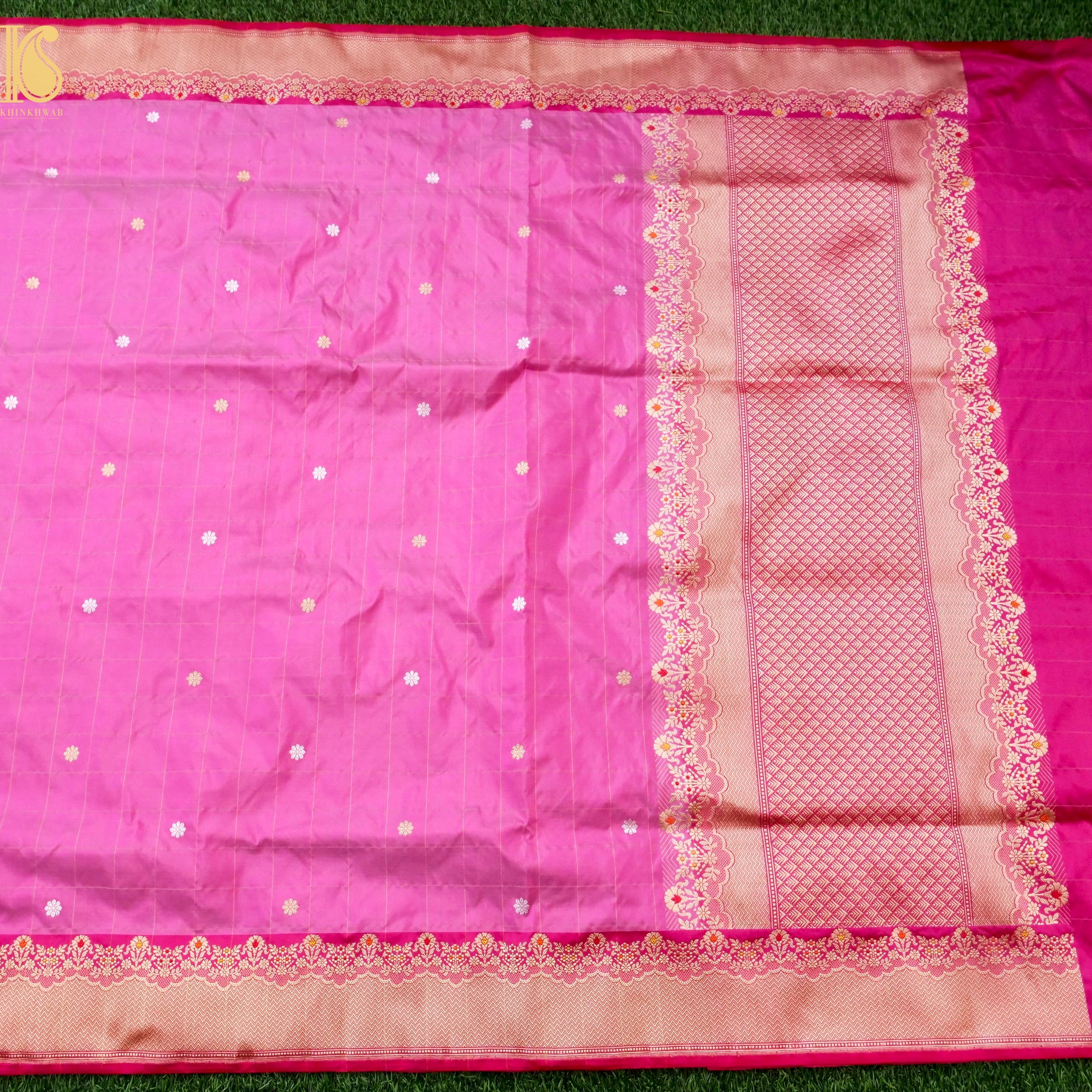 Handloom Banarasi Pure Katan Silk Kadwa Saree