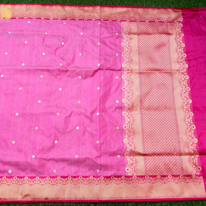 Handloom Banarasi Pure Katan Silk Kadwa Saree