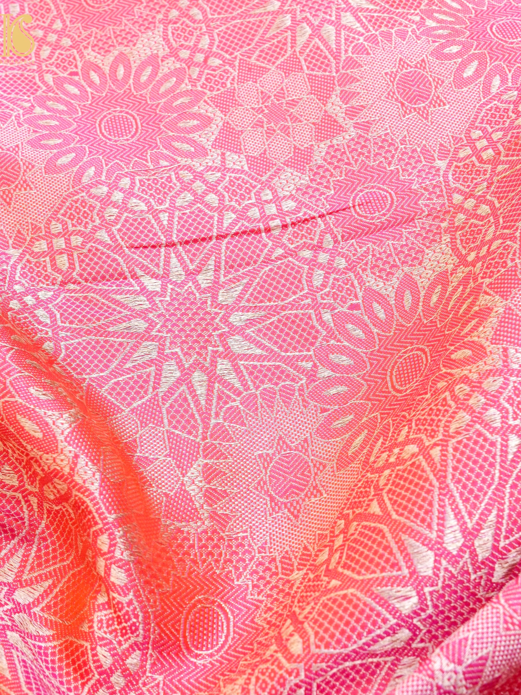 Handloom Pure Brocade Banarasi Fabric