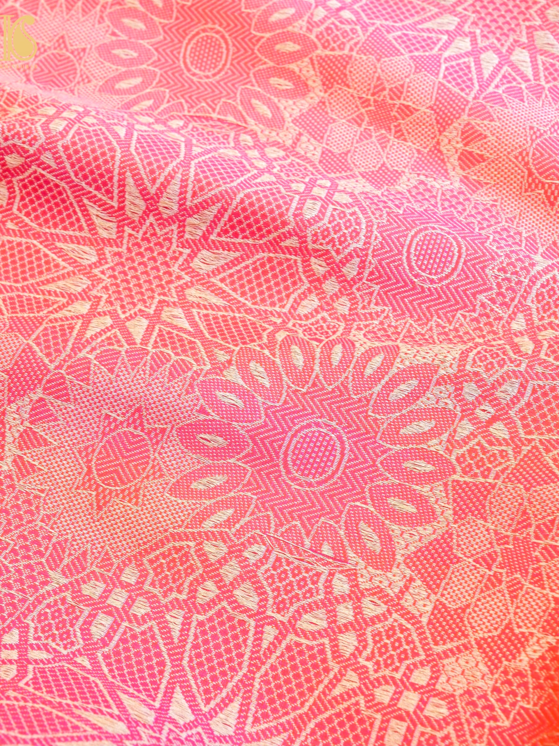 Handloom Pure Brocade Banarasi Fabric