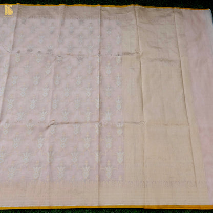 Handloom Kora Banarasi Ektara Saree