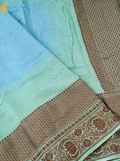 Pure Cotton Bandhani Banarasi Saree