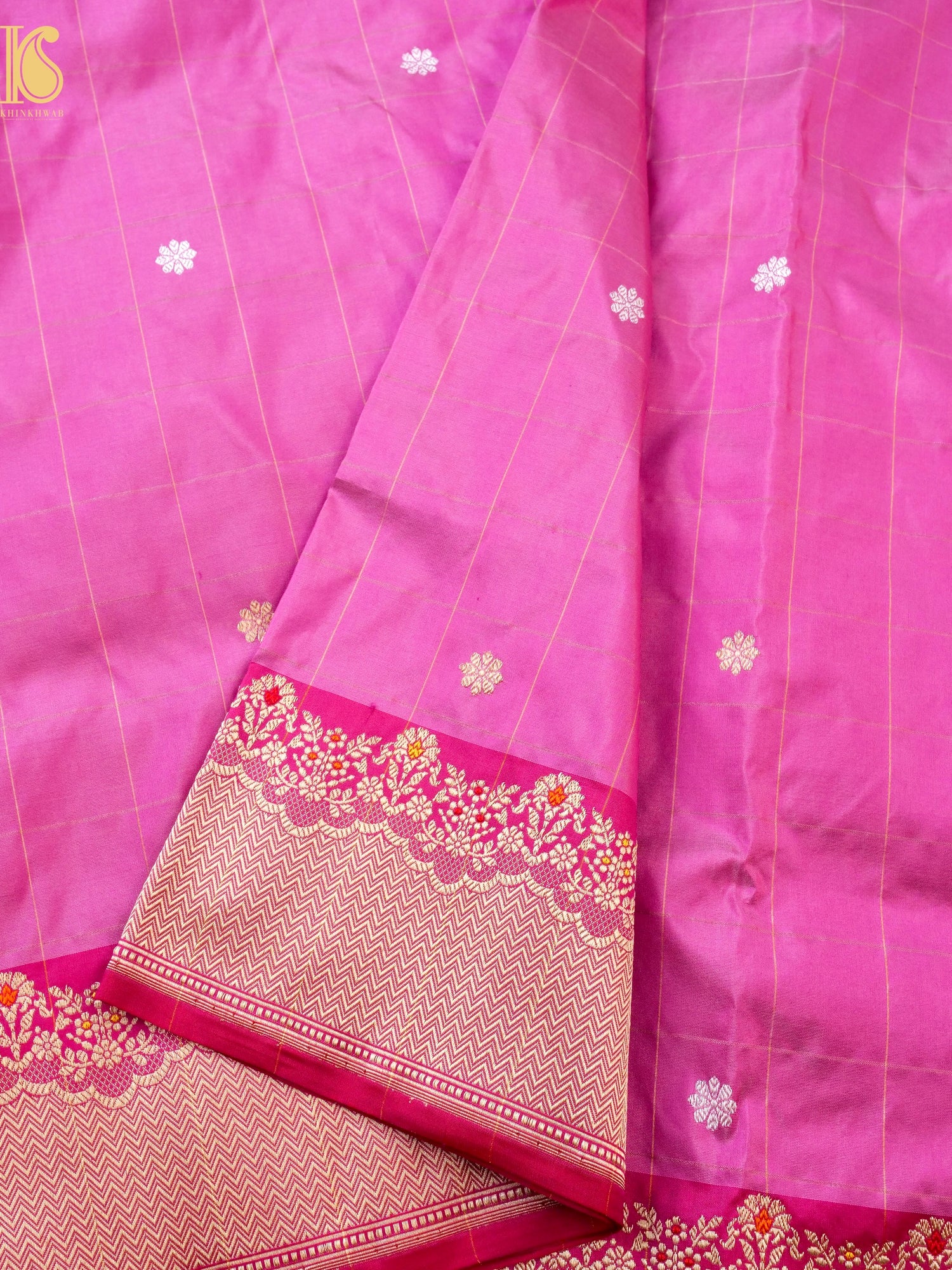 Handloom Banarasi Pure Katan Silk Kadwa Saree