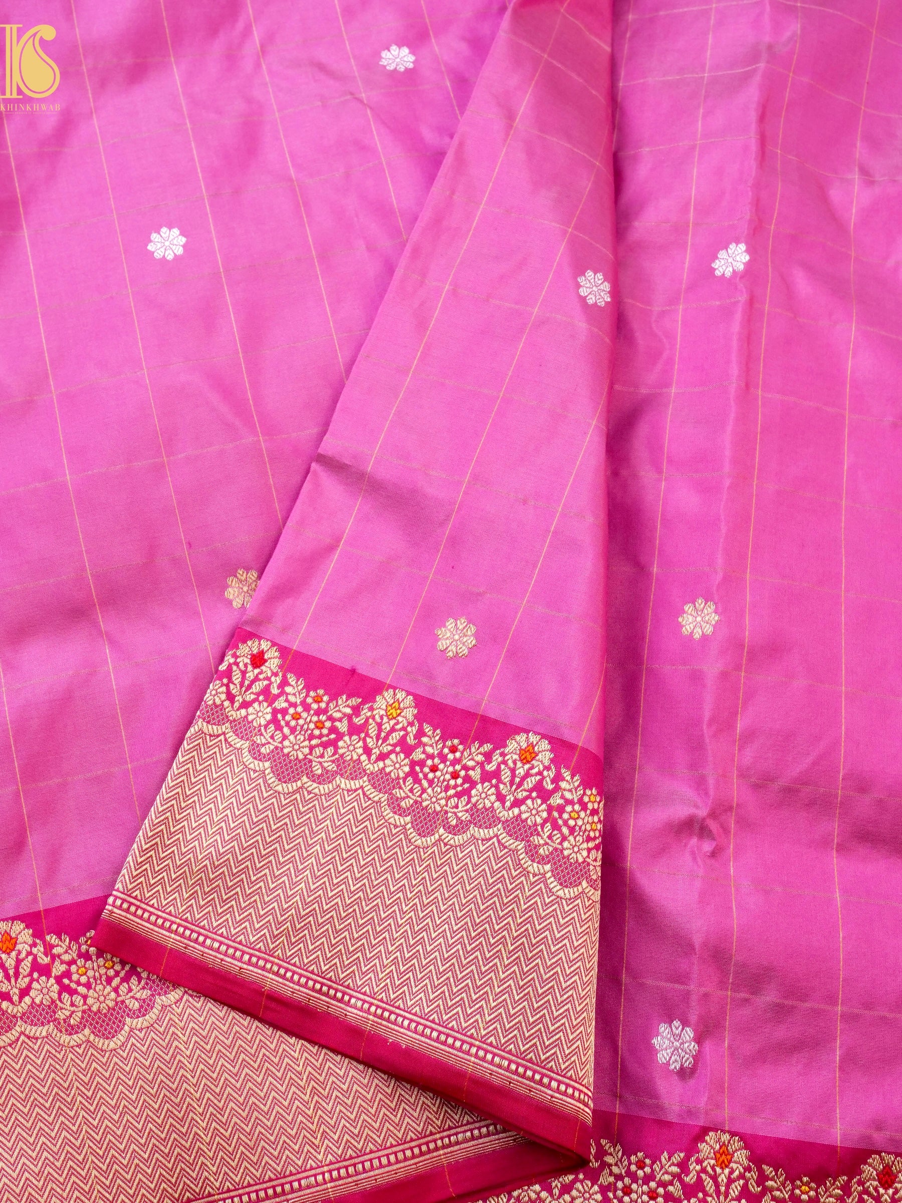 Handloom Banarasi Pure Katan Silk Kadwa Saree