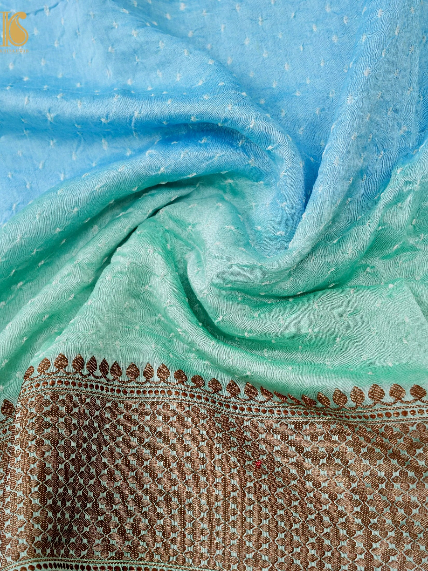 Pure Cotton Bandhani Banarasi Saree