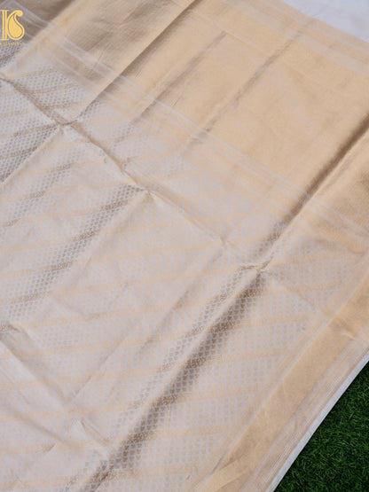 Handloom Banarasi Katan Silk Zari Tanchoi Saree