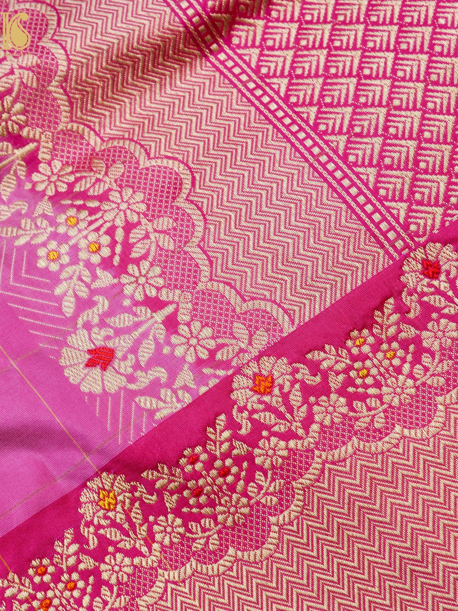 Handloom Banarasi Pure Katan Silk Kadwa Saree