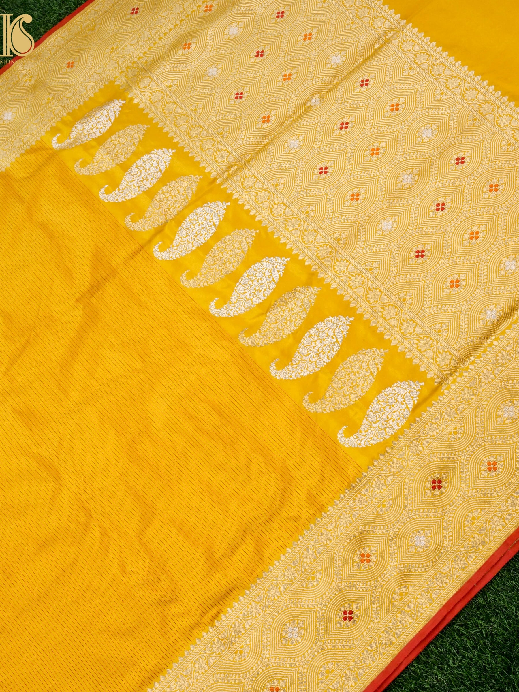 Handloom Banarasi Pure Katan Silk Kadwa Saree