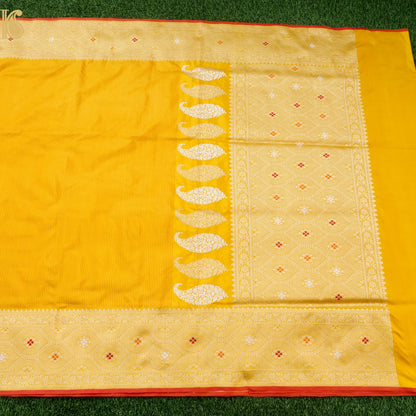 Handloom Banarasi Pure Katan Silk Kadwa Saree