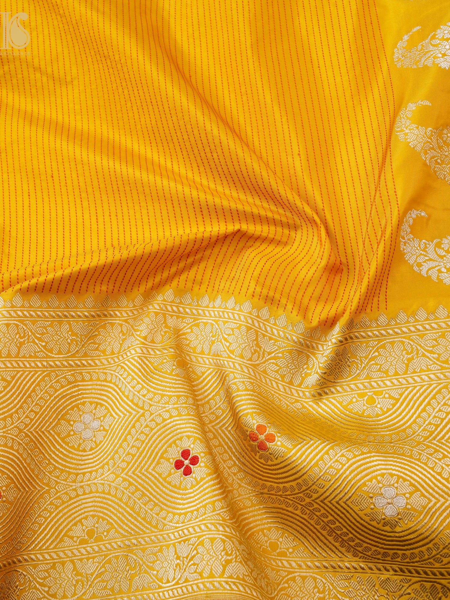 Handloom Banarasi Pure Katan Silk Kadwa Saree