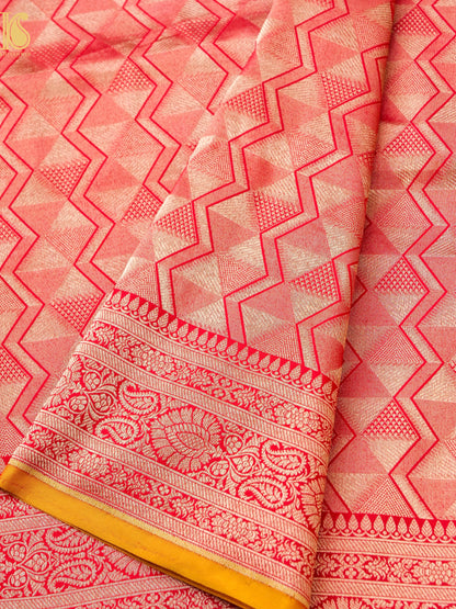 Handloom Banarasi Katan Silk Zari Tanchoi Saree