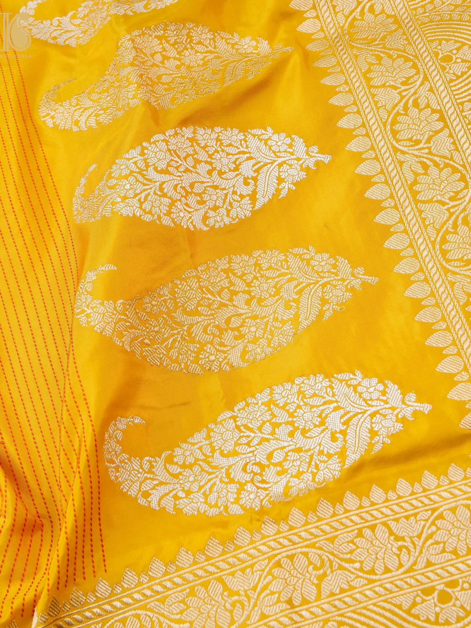 Handloom Banarasi Pure Katan Silk Kadwa Saree