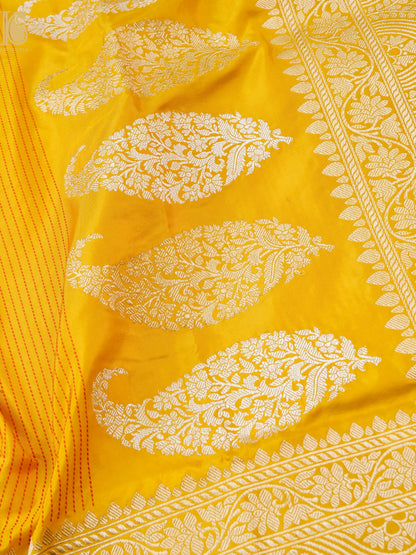 Handloom Banarasi Pure Katan Silk Kadwa Saree