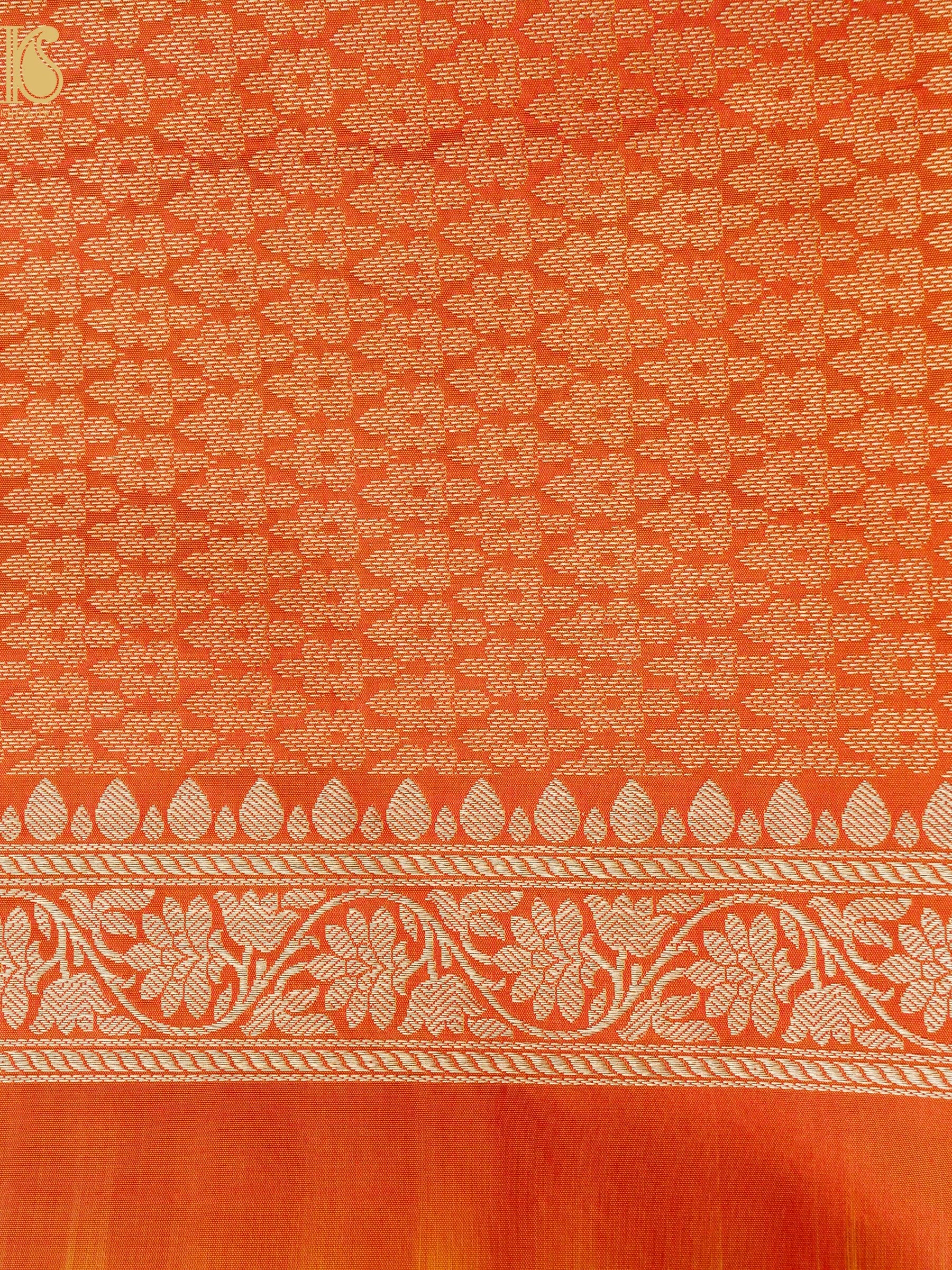 Handloom Banarasi Pure Katan Silk Kadwa Saree