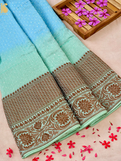 Pure Cotton Bandhani Banarasi Saree