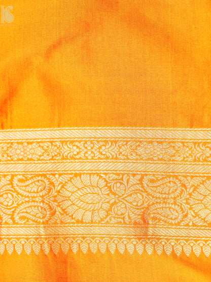 Handloom Banarasi Katan Silk Zari Tanchoi Saree