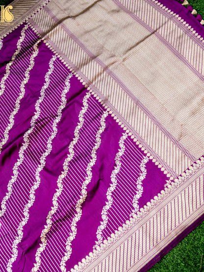 Banarasi Handloom Pure Katan Silk Kadwa Saree