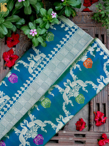 Banarasi Katan Silk Handwoven Kadwa Jaal Saree