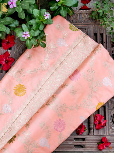 Banarasi Katan Silk Handwoven Kadwa Jaal Saree