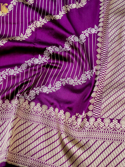 Banarasi Handloom Pure Katan Silk Kadwa Saree