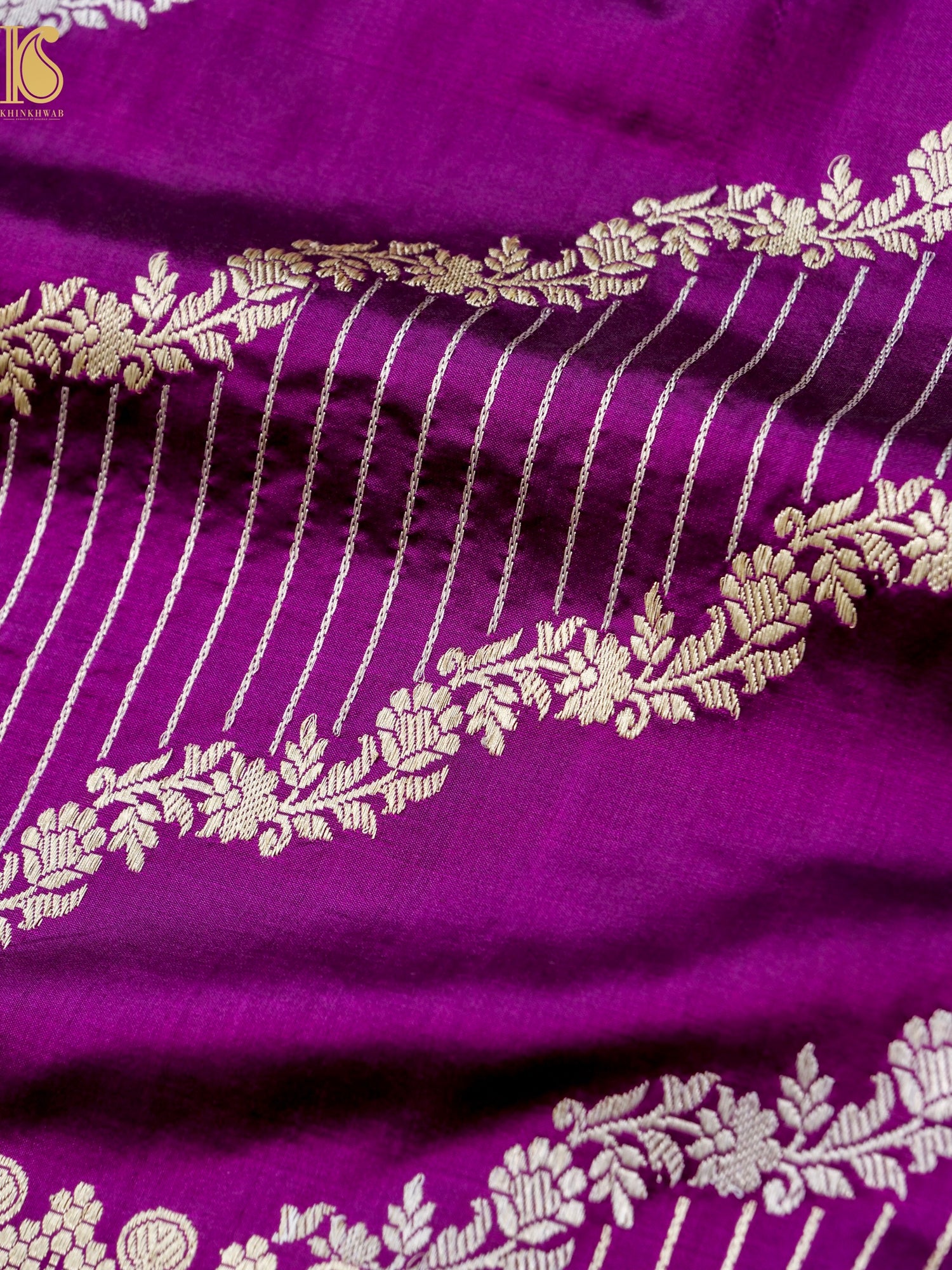 Banarasi Handloom Pure Katan Silk Kadwa Saree