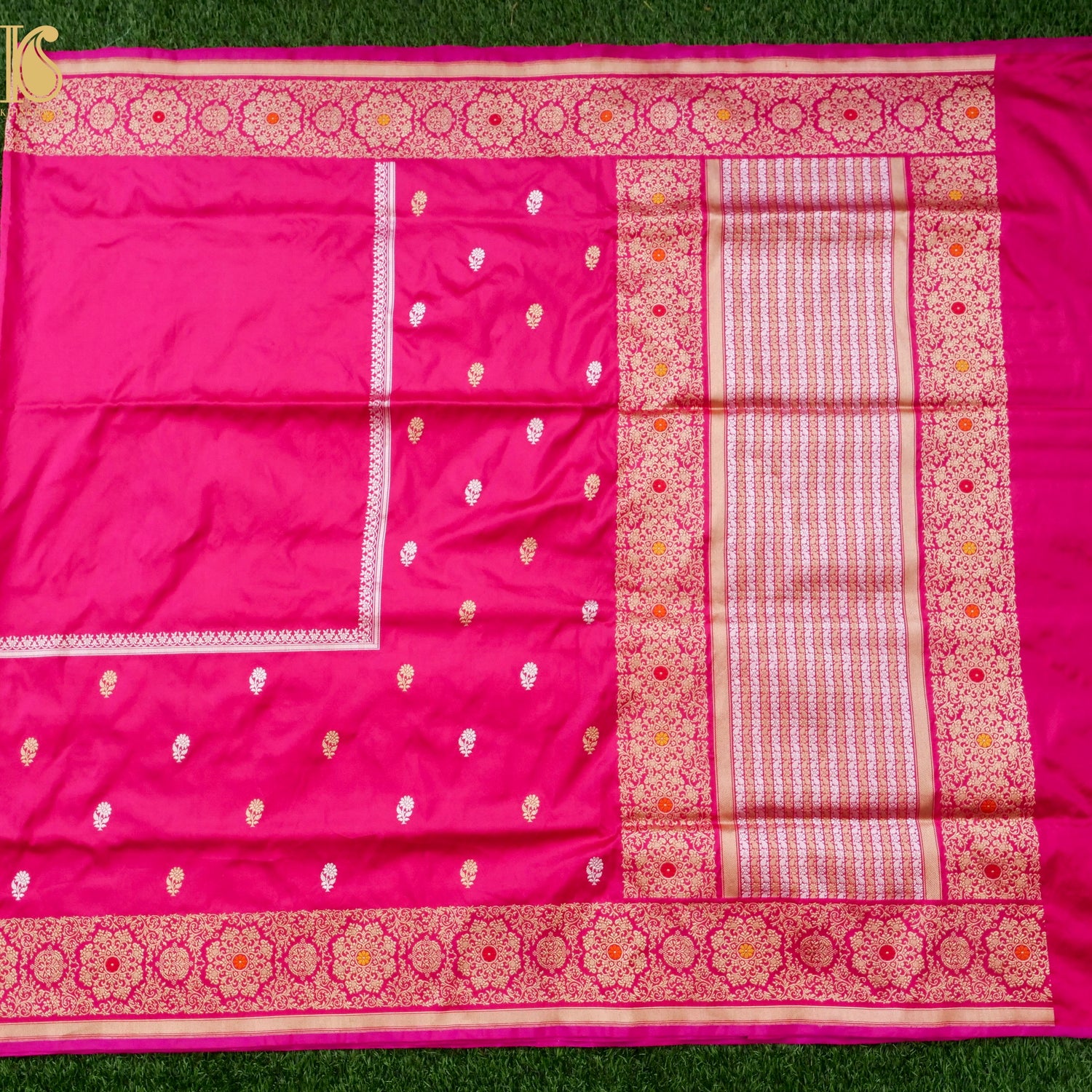 Handloom Banarasi Pure Katan Silk Kadwa Saree
