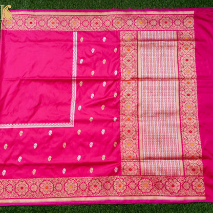 Handloom Banarasi Pure Katan Silk Kadwa Saree