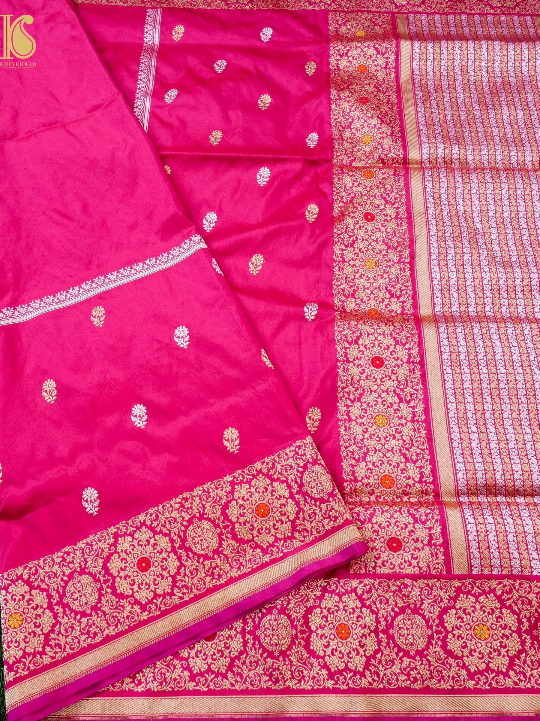 Handloom Banarasi Pure Katan Silk Kadwa Saree