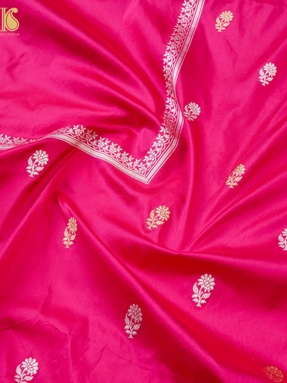 Handloom Banarasi Pure Katan Silk Kadwa Saree