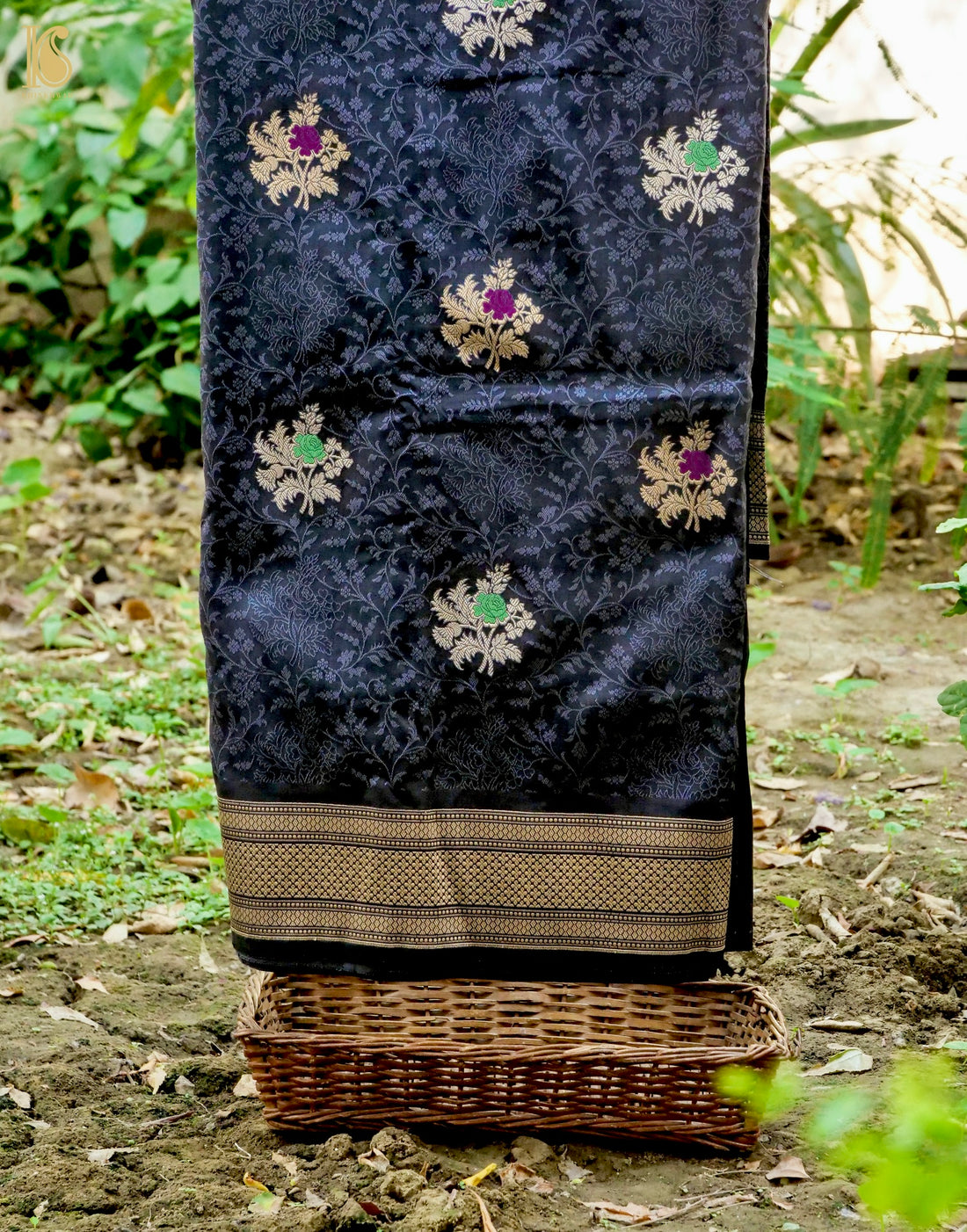 Handloom Banarasi Katan Silk Kadwa Tanchoi Saree
