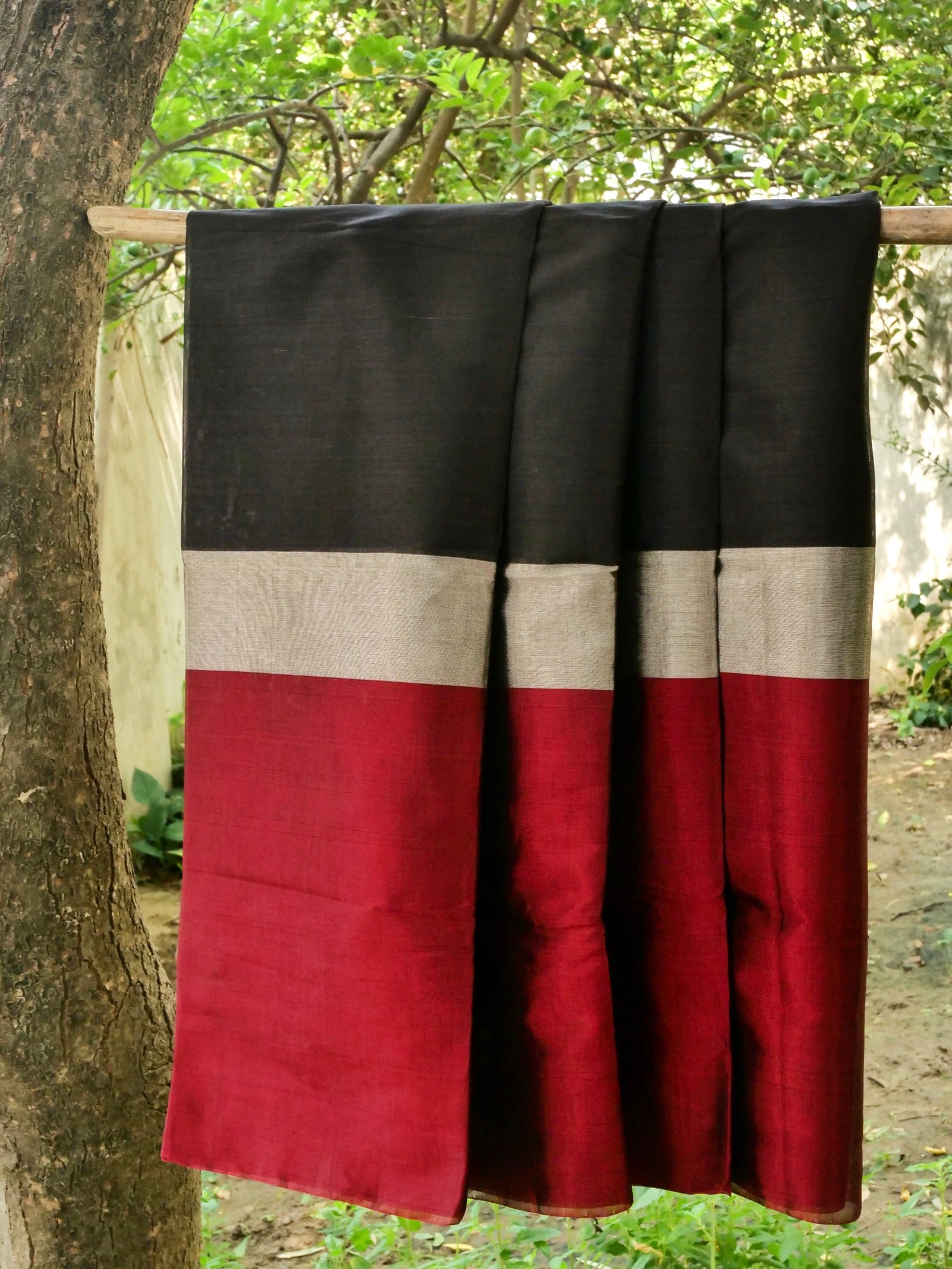 Chanderi Tissue Silk Handwoven Saree