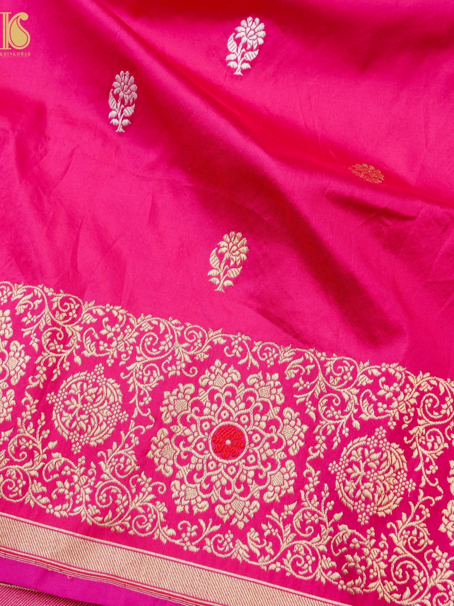 Handloom Banarasi Pure Katan Silk Kadwa Saree
