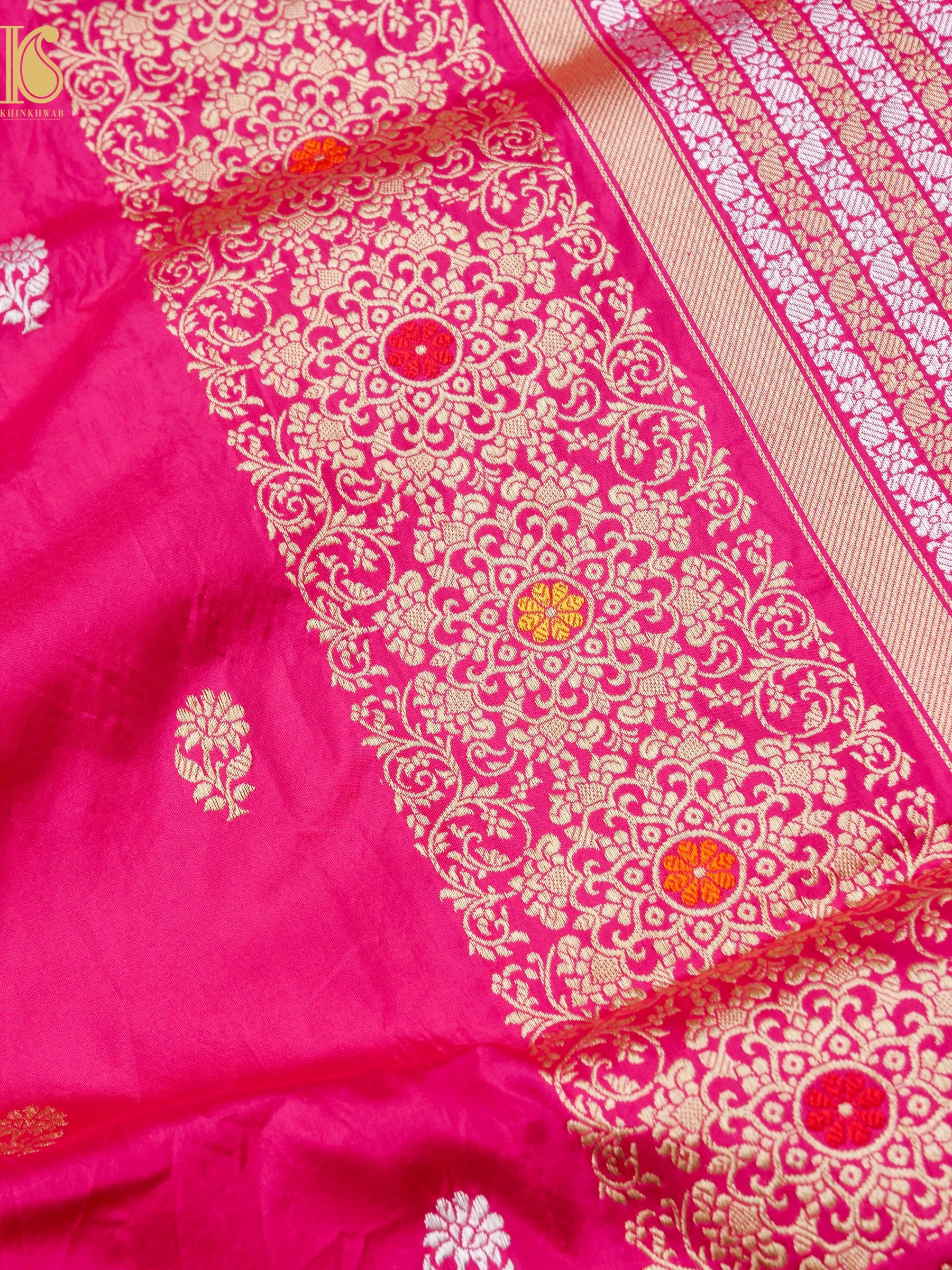 Handloom Banarasi Pure Katan Silk Kadwa Saree