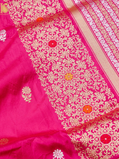Handloom Banarasi Pure Katan Silk Kadwa Saree