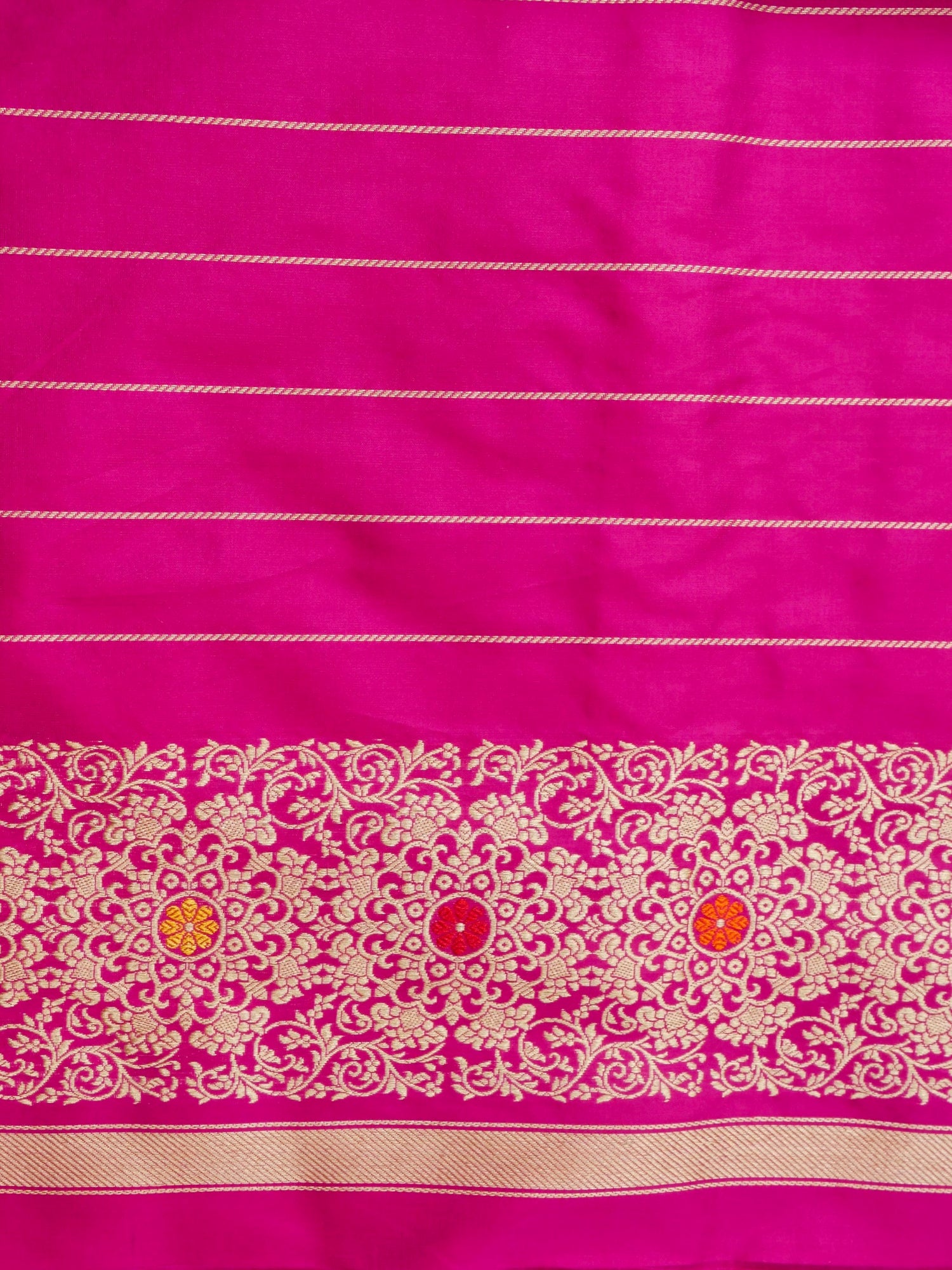 Handloom Banarasi Pure Katan Silk Kadwa Saree