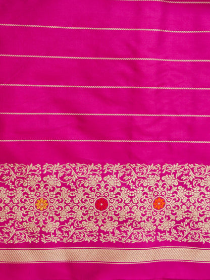 Handloom Banarasi Pure Katan Silk Kadwa Saree