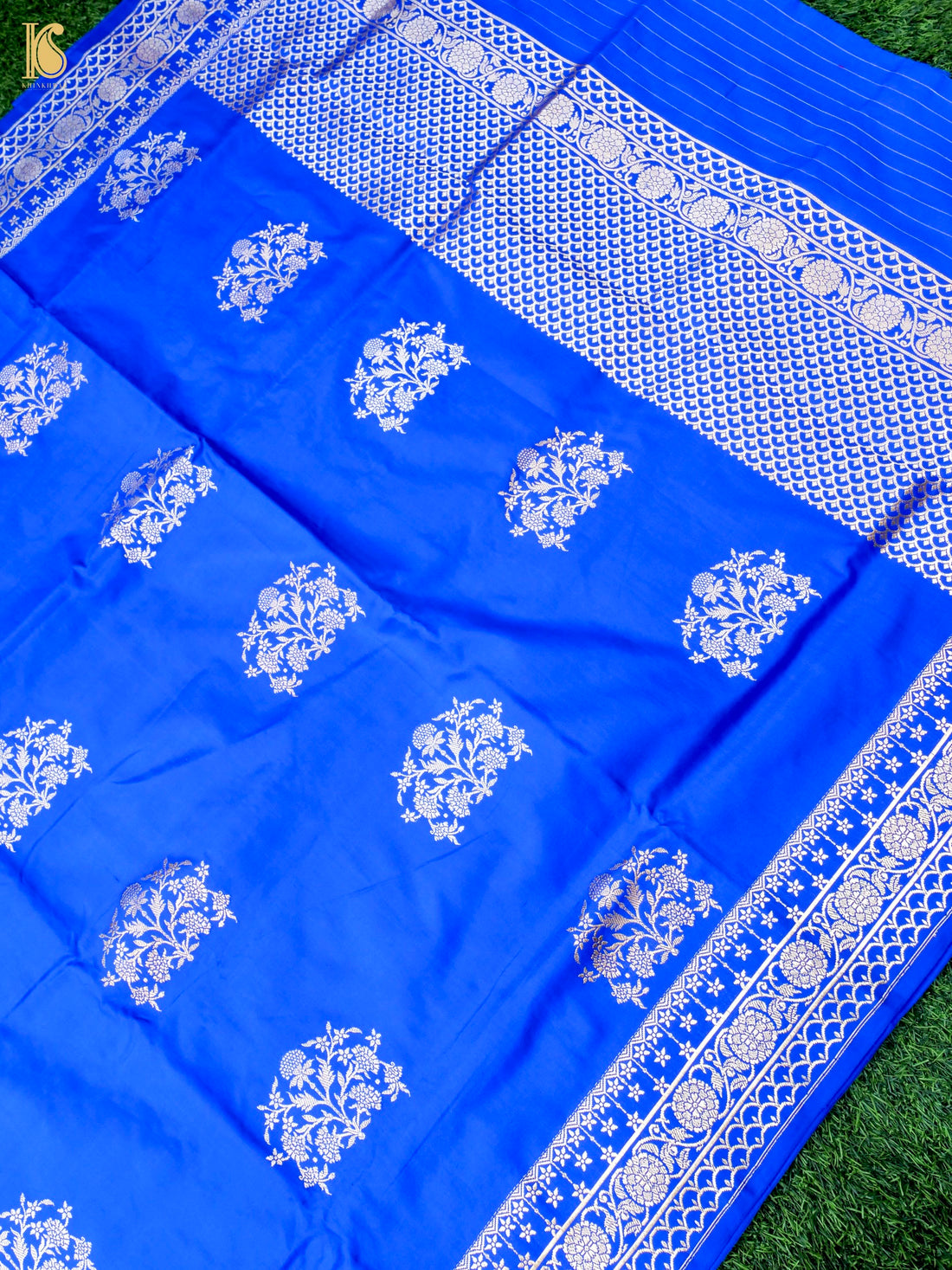 Handwoven Pure Sateen Silk Kadwa Banarasi Saree