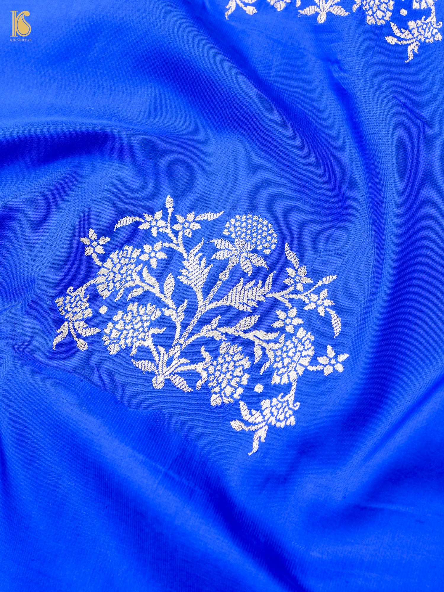 Handwoven Pure Sateen Silk Kadwa Banarasi Saree