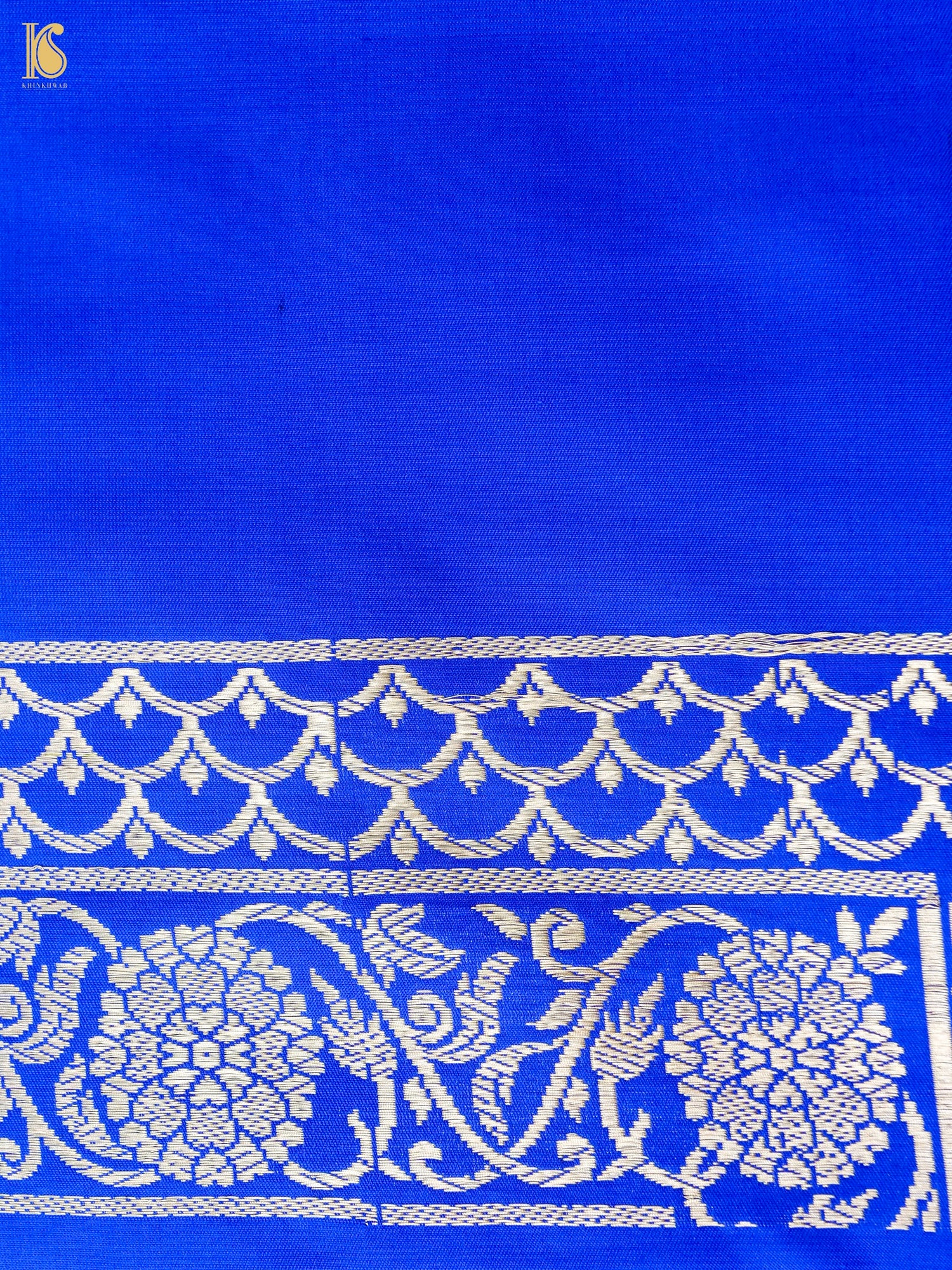Handwoven Pure Sateen Silk Kadwa Banarasi Saree