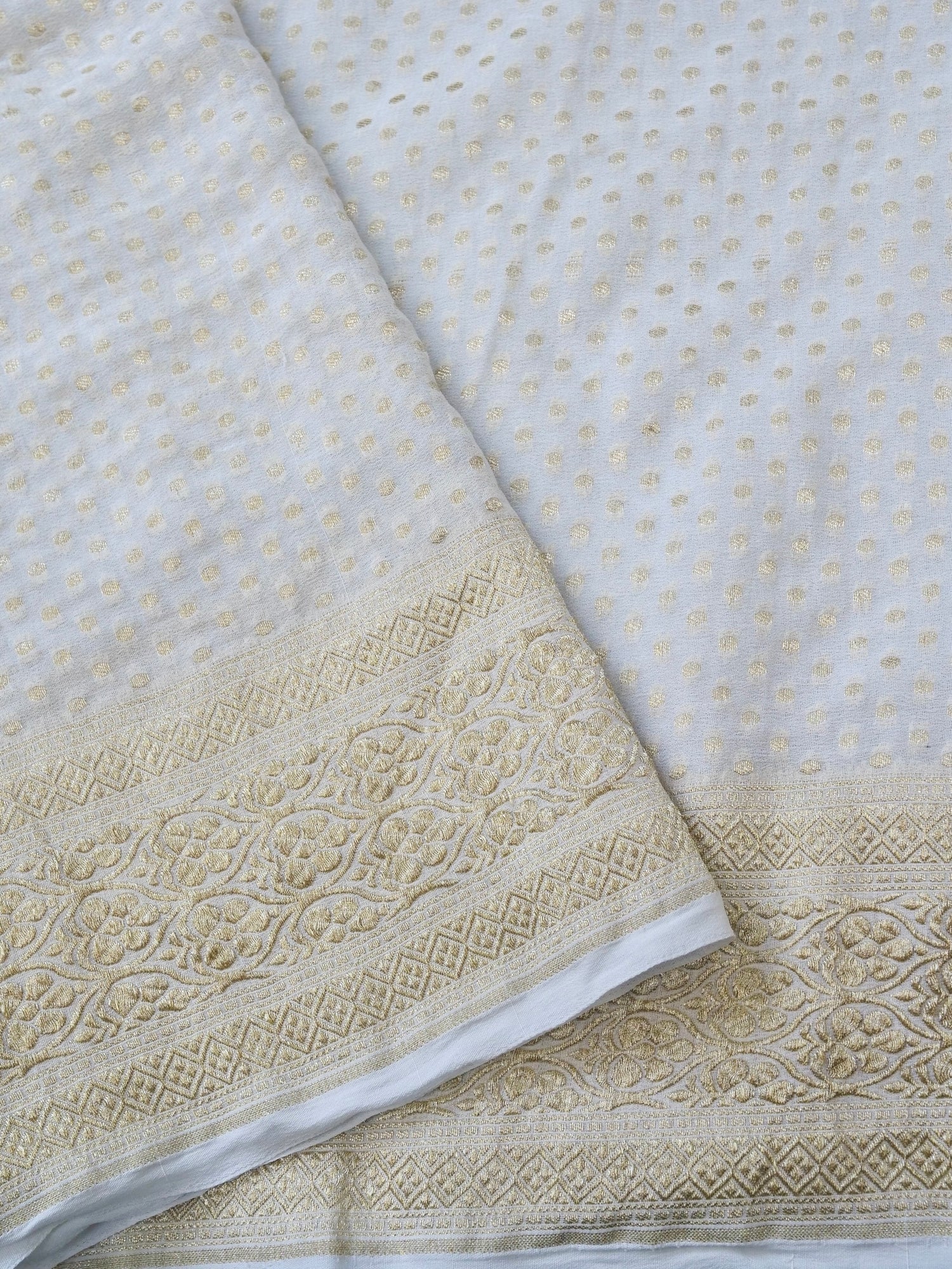 Handwoven Banarasi Georgette Saree